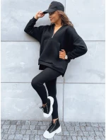 MAY DAY dámská tepláková souprava černá FashionStreet AY0910