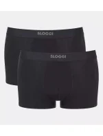Pánské boxerky EVER Ease Hipster 2P - BLACK - černé 0004 - SLOGGI Pánské boxerky EVER Ease Hipster 2P - BLACK - černé 0004 - SLOGGI
