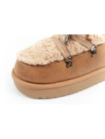 D.Franklin snow boots women winter fashion fur insulated brown beige dámské