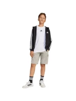 Dětská mikina adidas Essentials Full-Zip černobílá JD6494