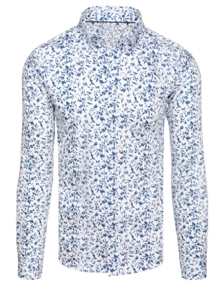 Pánská neformální bílá košile FashionStreet DX2670