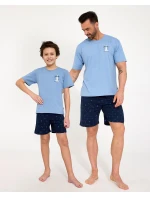 Pyžamo Cornette Young Boy 790/127 Pacific kr/r 134-164 Pyžamo Cornette Young Boy 790/127 Pacific kr/r 134-164