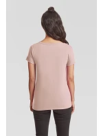 Fruit of the Loom Lady-Fit Iconic 150 V-Neck T Dámské tričko s výstřihem do V 16.1444 fuchsia