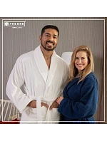 The One Towelling Organic Bathrobe Župan z bio bavlny 48.1084 navy The One Towelling Organic Bathrobe Župan z bio bavlny 48.1084 navy