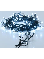 VÁNOČNÍ STROMEK SVĚTELNÝ ŘETĚZ 240 VEDL ČASOVAČ STUDENÁ BÍLÁ