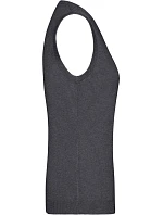 Daiber JN 656 Dámská svetrová vesta s výstřihem do V 02.0656 anthracite melange Daiber JN 656 Dámská svetrová vesta s výstřihem do V 02.0656 anthracite melange