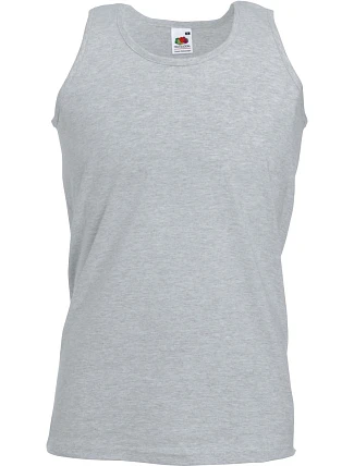 Fruit of the Loom Athletic Vest Pánské tílko 16.1098 heather grey