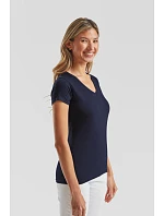 Fruit of the Loom Lady-Fit Iconic 150 V-Neck T Dámské tričko s výstřihem do V 16.1444 deep navy Fruit of the Loom Lady-Fit Iconic 150 V-Neck T Dámské tričko s výstřihem do V 16.1444 deep navy