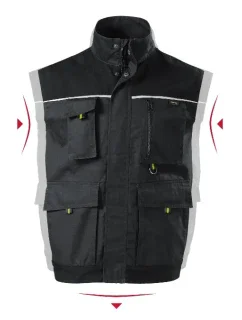 Ranger pracovní vesta pánská ebony gray