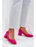 Dámské lodičky na sloupek podpatku M380 / 208437 Fuchsiová - Seastar Dámské lodičky na sloupek podpatku M380 / 208437 Fuchsiová - Seastar