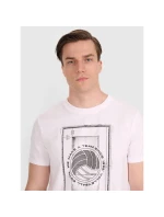 Pánské volejbalové tričko s potiskem 4F 4FRAW25TTSHM3236-10S pánské