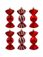 PLASTOVÉ TVAROVÁNÍ CETKY BEZPEČNÉ CUKROVÍ 6KS SLÍDA ČERVENÁ