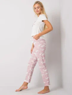 Pyžamo BR PI 3256 bílé a růžové