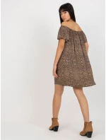 Dámské šaty  D73771R30145J hnědé - FPrice