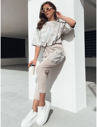 FashionStreet béžový dámský set BIRWEETS AY1048