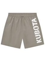 Pánské šedé plavecké šortky Kubota K25SS-204-003-22-1