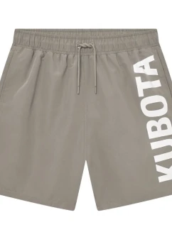 Pánské šedé plavecké šortky Kubota K25SS-204-003-22-1