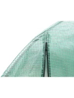 SKLENÍK ZAHRADNÍ TUNEL 200X300X200CM PE KONSTRUKCE ZELENÁ OCEL