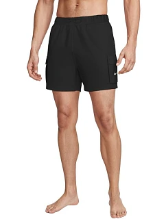 Plavky Nike Voyage Solid Essenti, černé, NESSG454 001