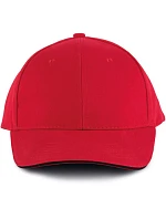 K-up KP 011 6 Panelová sandwich kšiltovka "Orlando" 20.0011 red/black K-up KP 011 6 Panelová sandwich kšiltovka "Orlando" 20.0011 red/black