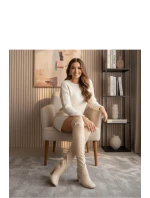 Kozačky na podpatku  model 221677 Solea