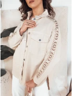 Dámská džínová bunda DALALIS light beige FashionStreet TY4320