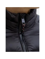 Jack&Jones pánská péřová bunda JJEBRADLEY LIGHT PUFFER COLLAR NOOS 12280971 BLACK