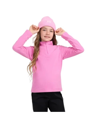 Dívčí fleecová mikina 4F F060 fuchsiová 4FJWAW25UFLEF060 55S