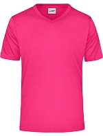 Daiber JN 736 Pánské sportovní tričko s výstřihem do V 02.0736 pink Daiber JN 736 Pánské sportovní tričko s výstřihem do V 02.0736 pink