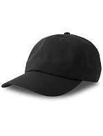 Atlantis Headwear Dad Hat-S 6 panelová baseballová kšiltovka 33.0242 black