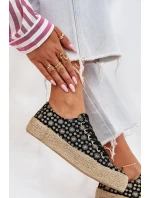 Vzory tenisky dámské na platformě s pletením Lee Cooper LCW-25-08-3647L černé