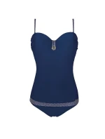 Dámské jednodílné plavky S8060R-2 tm. modré - Self
