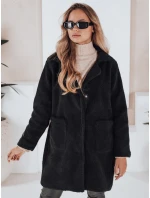 Dámský plyšový kožich černý FashionStreet NY0756