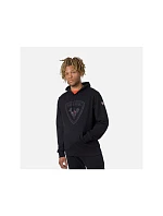 Rossignol LOGO SWEAT HOOD FL mikina černá Rossignol LOGO SWEAT HOOD FL mikina černá