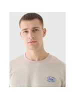 Pánské tričko oversize s potiskem 4F 4FRSS24TTSHM2535-83S