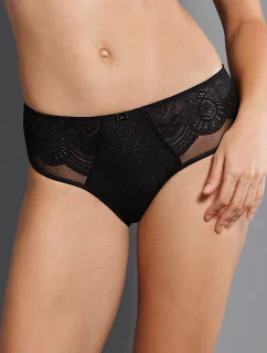 Selma vyšší kalhotky 1336 black - RosaFaia