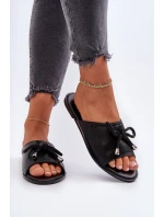 Dámské sandály z ekokože Big Star NN274066 Černé
