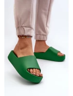 Dámské žabky na tlusté podrážce béžové Oreithano