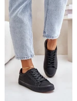 Zateplené dámské tenisky Big Star OO274A462 černé Zateplené dámské tenisky Big Star OO274A462 černé