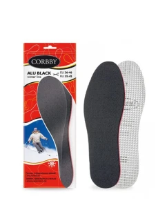 Corbby ALU BLACK Zimní Třívrstvé Vložky s Hliníkovou Fólií