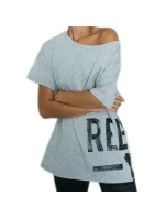 Šedé tričko Reebok Faves