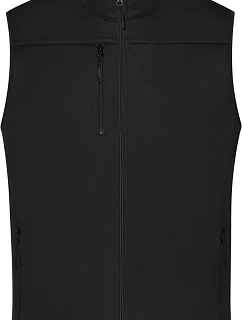 Daiber JN 1170 Pánská 3-vrstvá softshellová vesta 02.1170 black