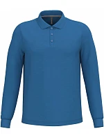 Kariban K 243 Pánské piqué polo s dlouhým rukávem 20.K243 light royal blue