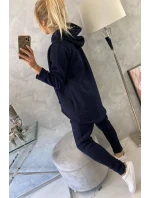 Sada pytlovitých kalhot tmavě modrá