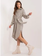 LK SK 509521 šaty.48 černá a béžová