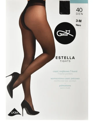 ESTELLA - Dámské polomatné punčochové kalhoty z lycry 40 DEN