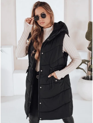 Dámská prošívaná vesta GAMIS černá FashionStreet TY3291 Dámská prošívaná vesta GAMIS černá FashionStreet TY3291