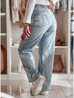 Dámské džínové kalhoty se širokými nohavicemi STEREO blue FashionStreet UY2436