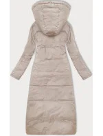 Světle béžová oboustranná zimní bunda s mechovitou kožešinou J Style (16M9167-280) Světle béžová oboustranná zimní bunda s mechovitou kožešinou J Style (16M9167-280)