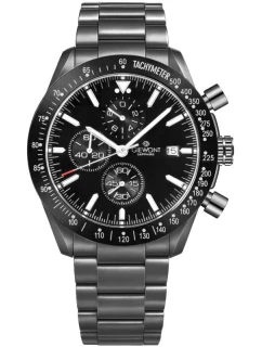 Pánské hodinky Giewont Chronograph Sapphire Black GW8720-B1
